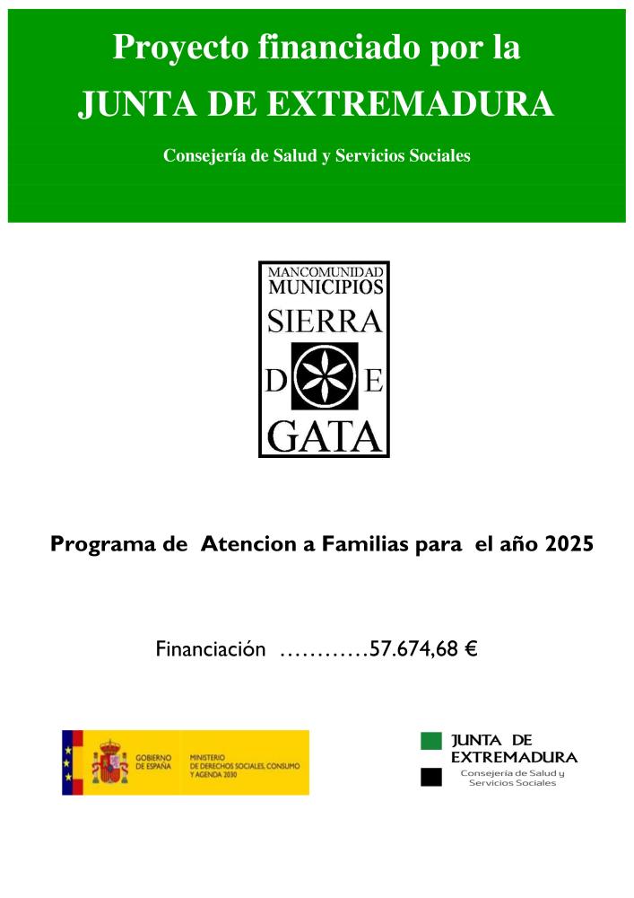 Cartel cuya información es el importe de la financiación concedida