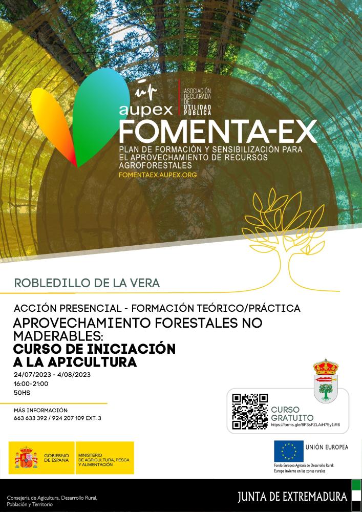 Imagen Curso (Gratuito) de Iniciación a la Apicultura, en Robledillo de la Vera.