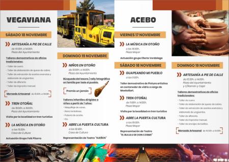 Imagen Échate a soñar - Mercado artesanal y talleres demostrativos en las Localidades de Vegaviana y Acebo, los días 18 y 19 de noviembre.