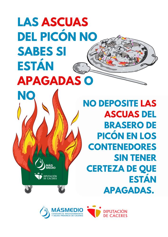 Imagen Prevención de incendios por cenizas en contenedores.