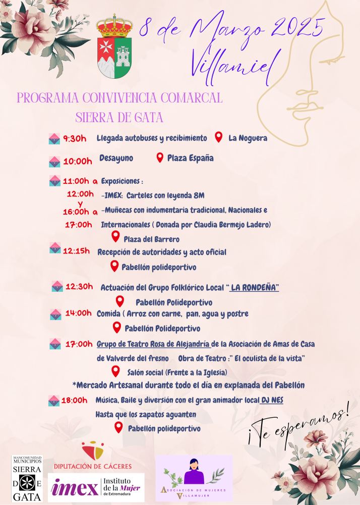 Imagen Programación día de la Mujer, 8 de Marzo en Villamiel