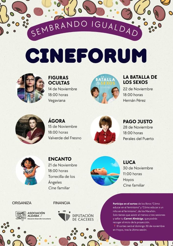 Imagen Cinefórum “Sembrando Igualdad”