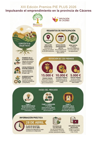 Imagen Convocatoria Premios PIE PLUS 2026