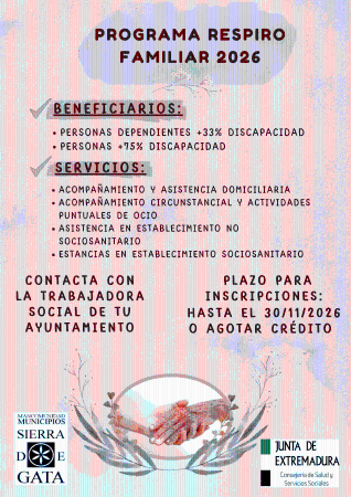 Imagen Programa Respiro Familiar 2026