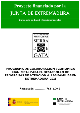 Imagen Programa de colaboración económica municipal para el desarrollo de programas de atención a las familias en Extremadura - Ejercicio 2026