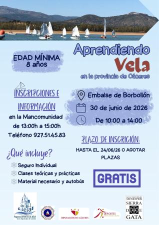 Imagen Aprendiendo vela en el Embalse del Borbollón