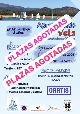 Imagen Aprendiendo vela en el Embalse del Borbollón - Plazas agotadas