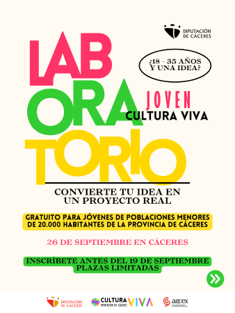 Imagen ¿Tienes una idea cultural? Convierte tu visión en realidad con el Laboratorio Joven.